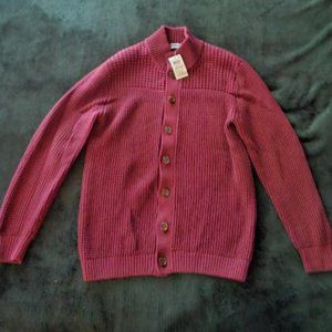 CLUB ROOM Men's Cardigan Sweater - 100% Cotton - NWT - Medium